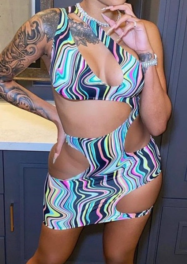 Cut Out sexy girl Dress